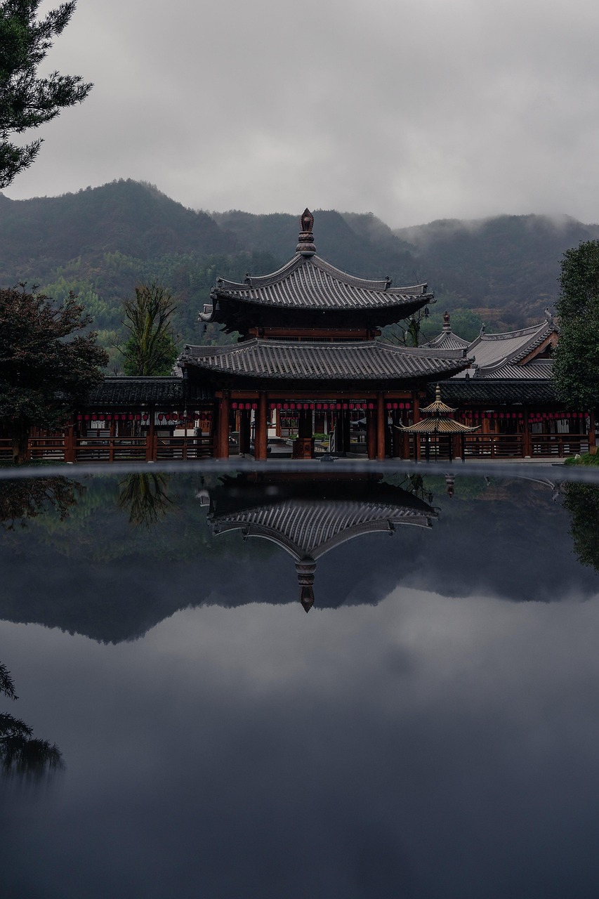 temple, china, hangzhou, lunar, rainy, anti, historic, landscape, hangzhou, hangzhou, hangzhou, hangzhou, hangzhou